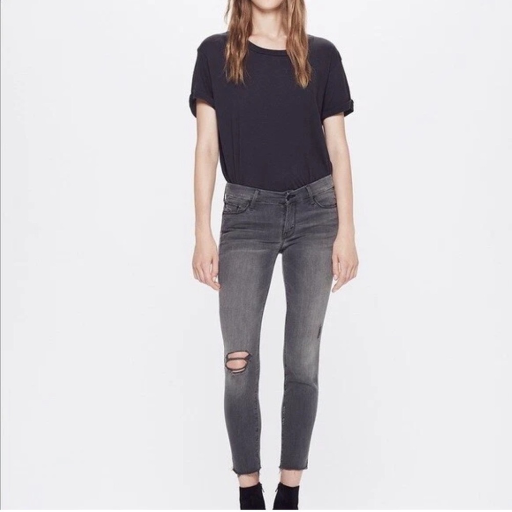 MOTHER Women's Looker Ankle Fray Jeans